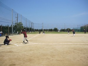 朝日ウッドテック打席